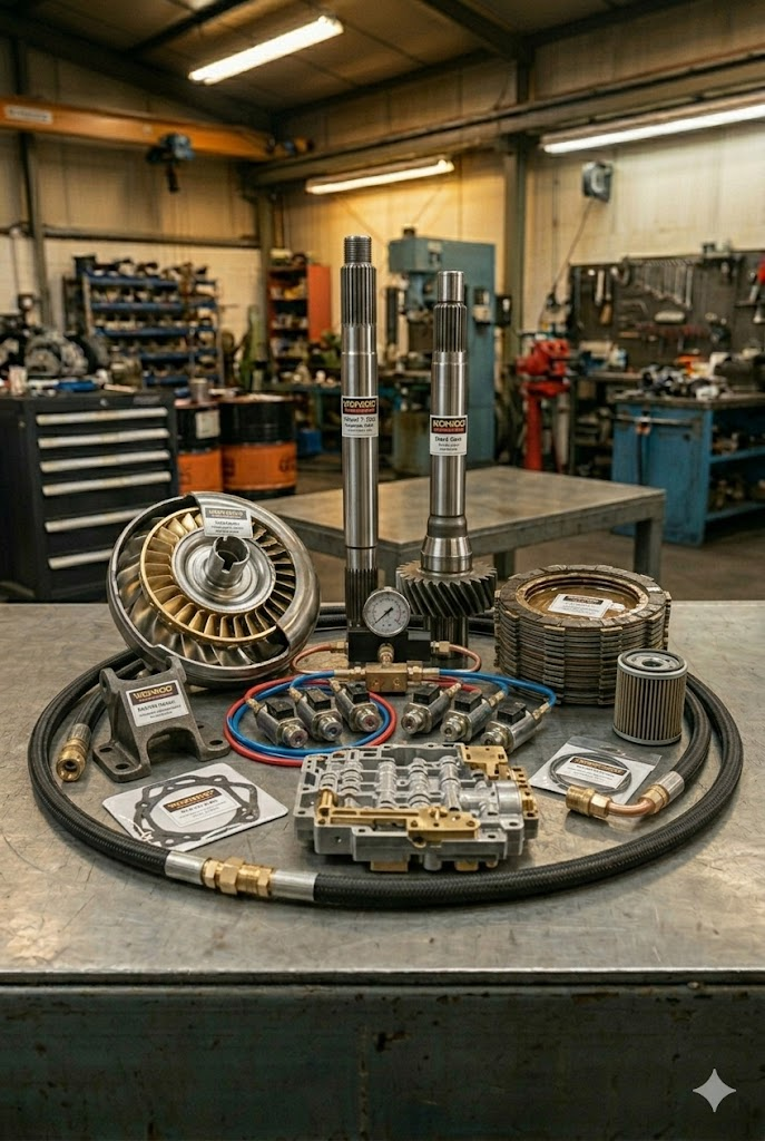 Cajas y embragues de camión